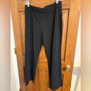 L.L. Bean Women's Black Wide Leg Pants